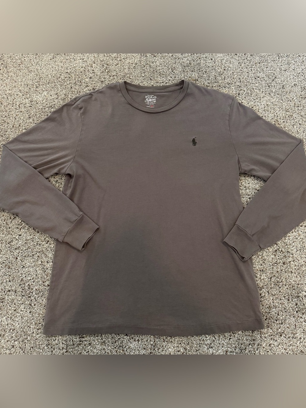 Polo by Ralph Lauren Long Sleeve Crewneck Shirt - Dark Brown
